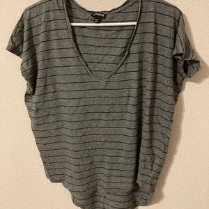 Women’s Express Short-Sleeve Long Back T-Shirt